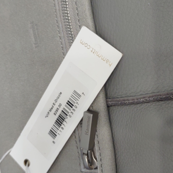 🤍HAMMITT VIP E Drizzle Gray Clutch Convertible Detachable Strap Crossbody NEW - Picture 6 of 10